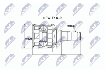 Joint Kit, drive shaft NTY NPW-TY-019