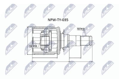 Joint Kit, drive shaft NTY NPW-TY-035