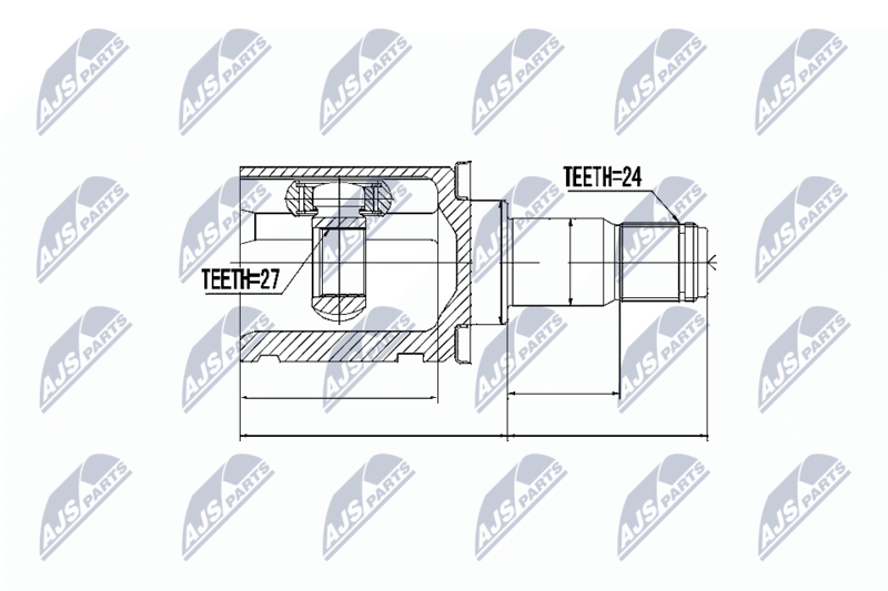 NTY NPW-TY-037 Joint Kit, drive shaft
