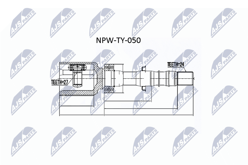 NTY NPW-TY-050 Joint Kit, drive shaft