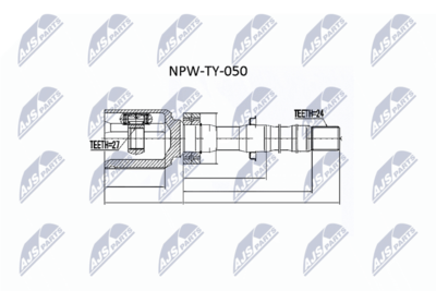 Joint Kit, drive shaft NTY NPW-TY-050