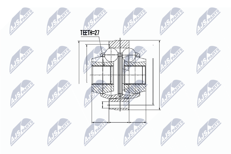 NTY NPW-TY-053 Joint Kit, drive shaft