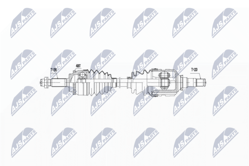 NTY NPW-TY-058 Drive Shaft