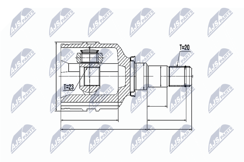NTY NPW-TY-059 Joint Kit, drive shaft