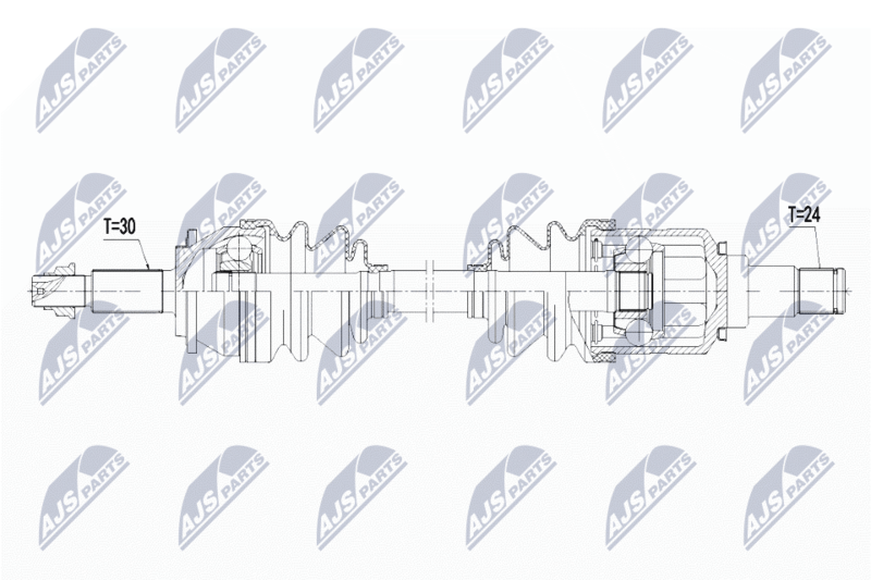 NTY NPW-TY-108 Drive Shaft