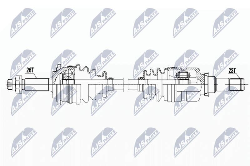 NTY NPW-TY-113 Drive Shaft