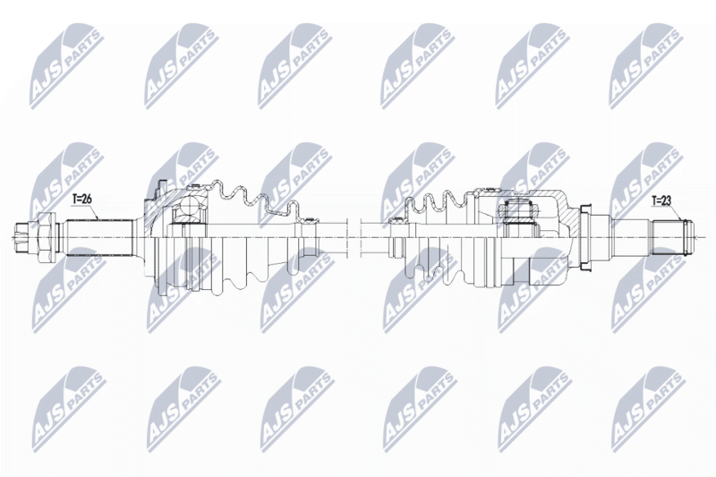 NTY NPW-TY-115 Drive Shaft