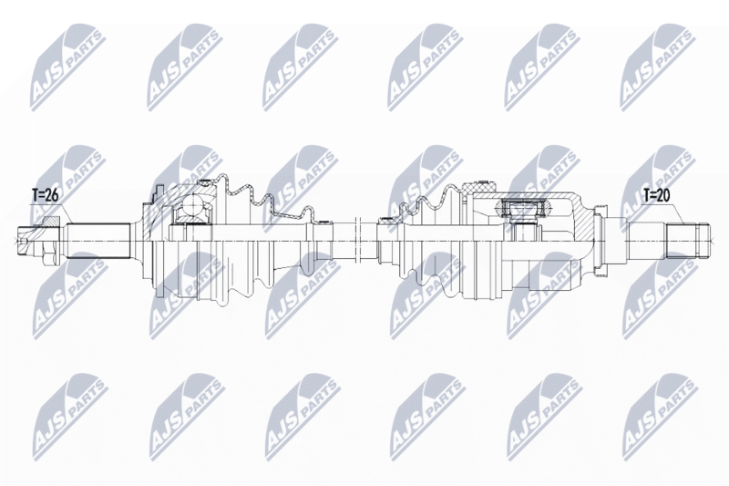 NTY NPW-TY-119 Drive Shaft