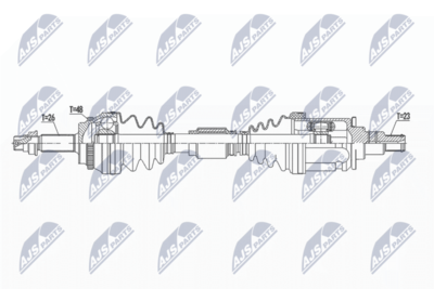 Drive Shaft NTY NPW-TY-131