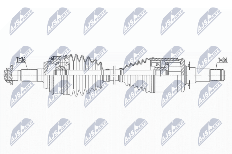NTY NPW-TY-147 Drive Shaft