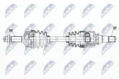 Drive Shaft NTY NPW-TY-170