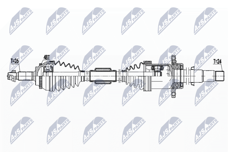 NTY NPW-TY-174 Drive Shaft