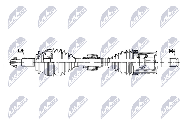 NTY NPW-TY-192 Drive Shaft