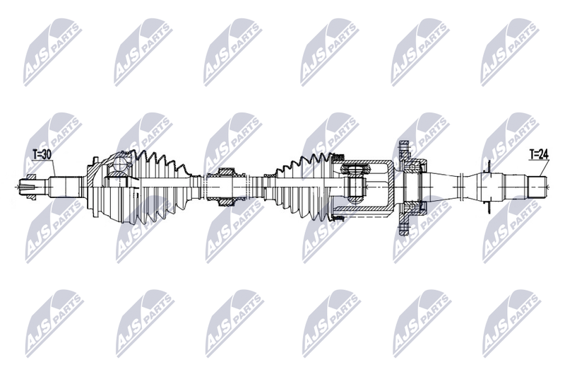 NTY NPW-TY-193 Drive Shaft