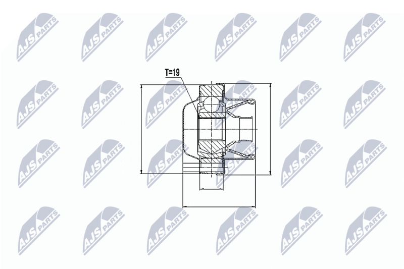 NTY NPW-VV-005 Joint, propshaft