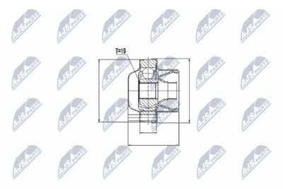Joint, propshaft NTY NPW-VV-005