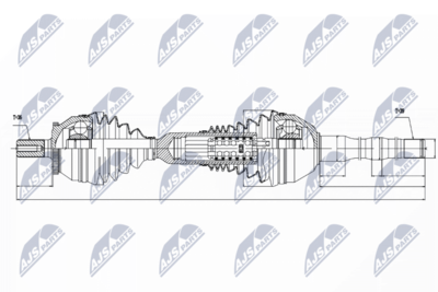 Drive Shaft NTY NPW-VV-048