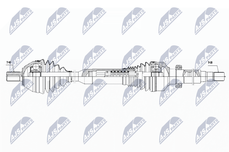 NTY NPW-VV-051 Drive Shaft