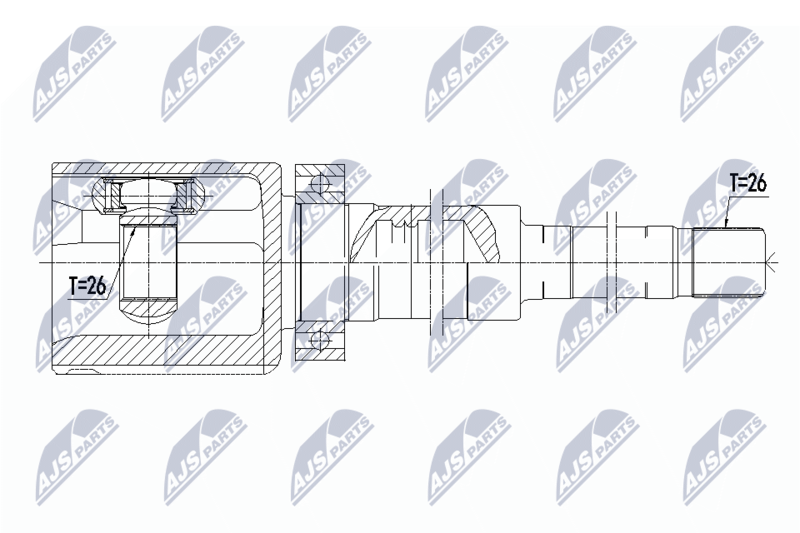 NTY NPW-VV-082 Joint Kit, drive shaft