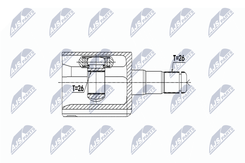 NTY NPW-VV-084 Joint Kit, drive shaft