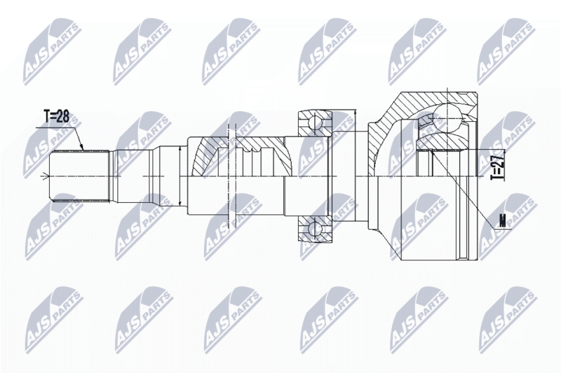 NTY NPW-VV-096 Joint Kit, drive shaft
