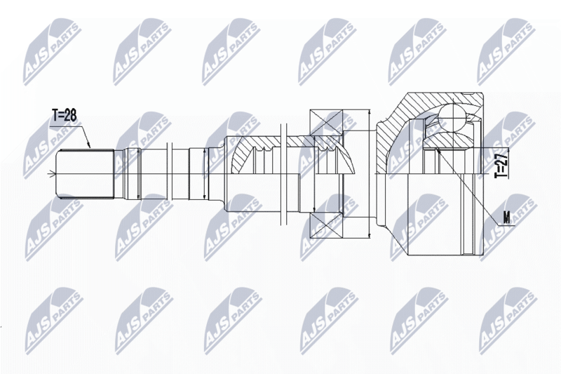 NTY NPW-VV-097 Joint Kit, drive shaft