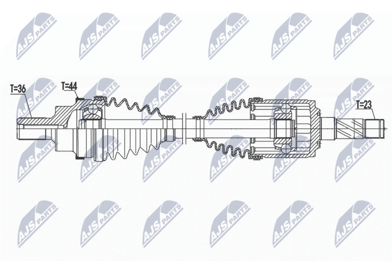 NTY NPW-VV-119 Drive Shaft