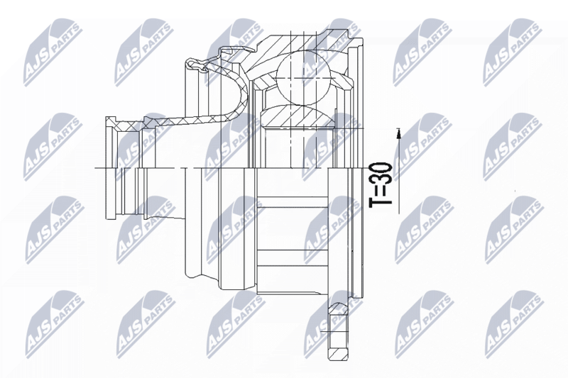 NTY NPW-VV-127 Drive Shaft