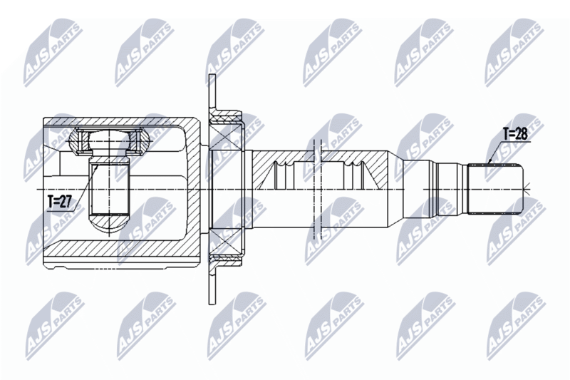 NTY NPW-VV-134 Drive Shaft