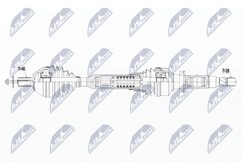 NTY NPW-VV-136 Drive Shaft
