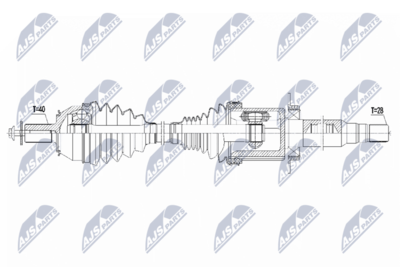 Drive Shaft NTY NPW-VV-137