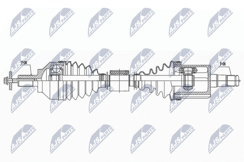 NTY NPW-VV-139 Drive Shaft