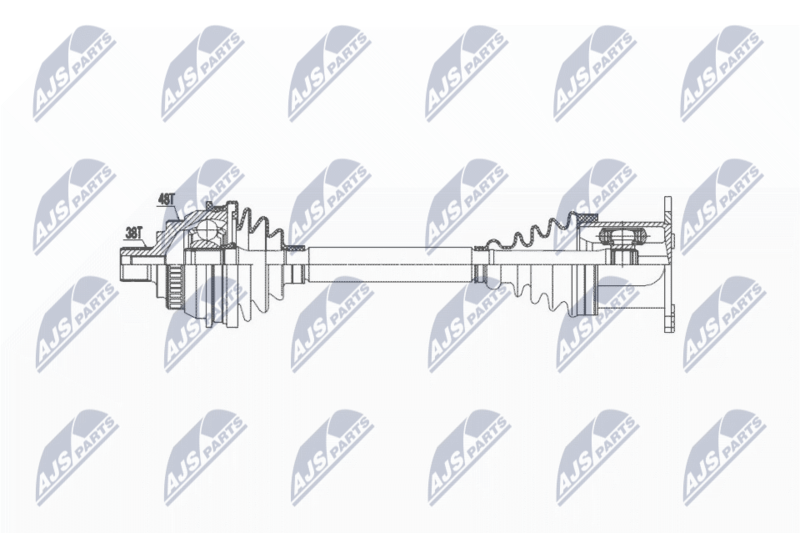 NTY NPW-VW-037 Drive Shaft