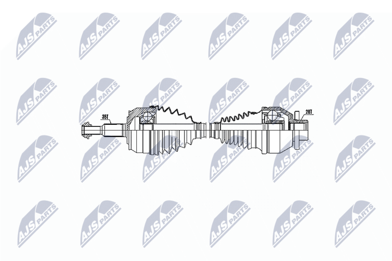 NTY NPW-VW-046 Drive Shaft