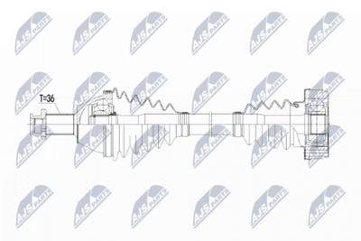 Drive Shaft NTY NPW-VW-069
