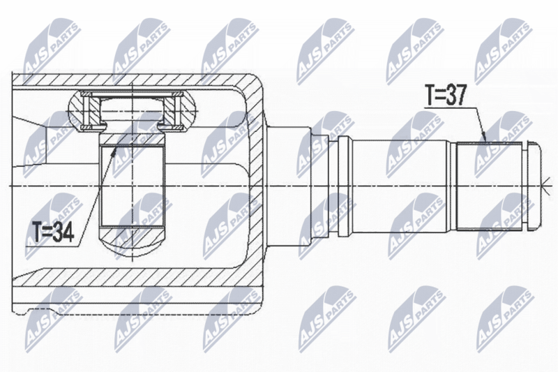 NTY NPW-VW-084 Joint Kit, drive shaft