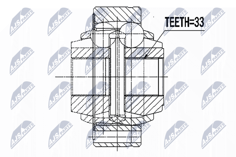 NTY NPW-VW-088 Joint Kit, drive shaft