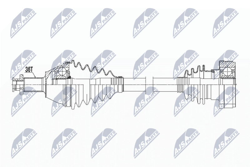 NTY NPW-VW-099 Drive Shaft