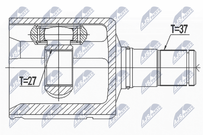 NTY NPW-VW-128 Joint Kit, drive shaft