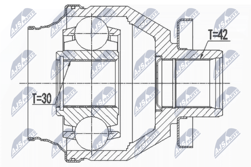NTY NPW-VW-138 Joint Kit, drive shaft