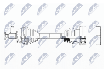 Drive Shaft NTY NPW-VW-159