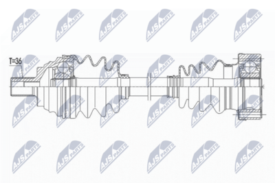 Drive Shaft NTY NPW-VW-160