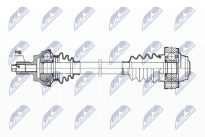 Drive Shaft NTY NPW-VW-167