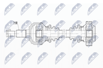 Drive Shaft NTY NPW-VW-186