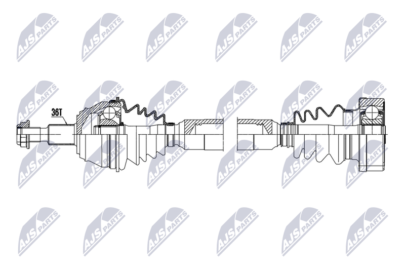 NTY NPW-VW-199 Drive Shaft