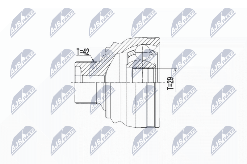 NTY NPZ-AU-056 Joint Kit, drive shaft