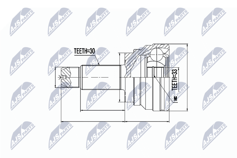 NTY NPZ-BM-005 Joint Kit, drive shaft