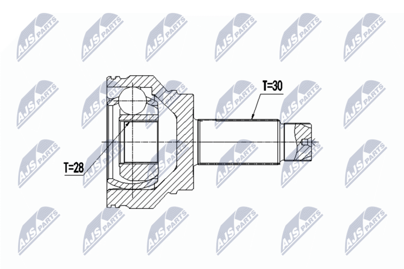 NTY NPZ-BM-016 Joint Kit, drive shaft