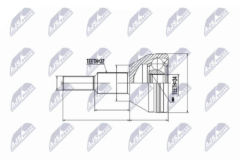 NTY NPZ-CH-007 Joint Kit, drive shaft