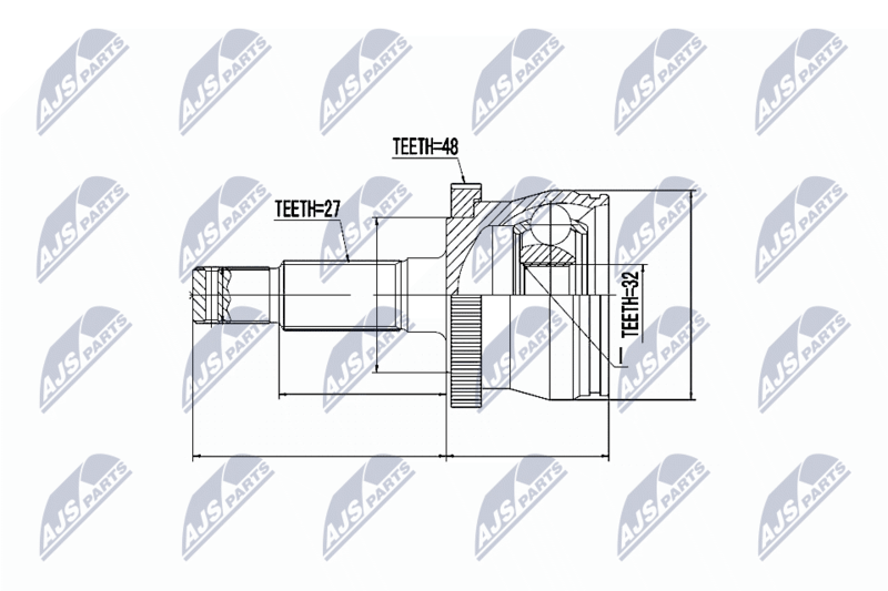 NTY NPZ-CH-009 Joint Kit, drive shaft
